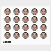 Blijf de zon najagen ronde sticker (Vel)