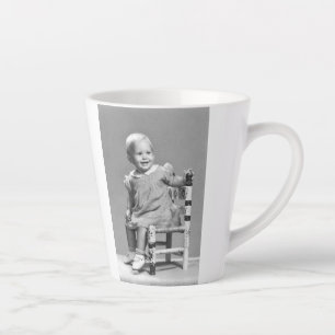 Blijf dicht bij latte mok
