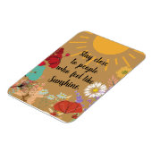 Blijf dicht bij mensen die zich als zonneschijn vo magneet (Linkerzijde)