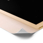 Blijf dicht bij mensen die zich zonneschijn voelen poster (Hoek)