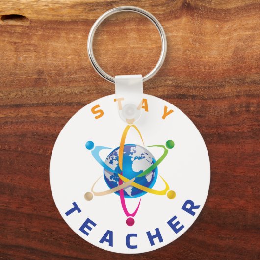Blijf docent Sleutelhanger (Voorkant)