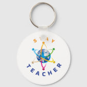 Blijf docent Sleutelhanger (Achterkant)