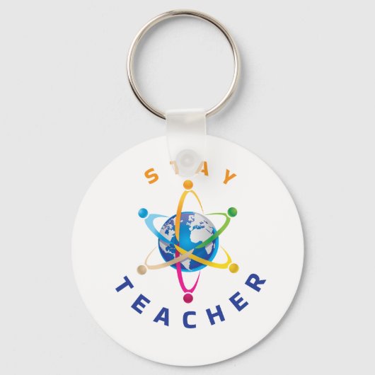 Blijf docent Sleutelhanger (Achterkant)