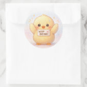 Blijf Doorgaan Alma Cute Chick Sticker (Tas)