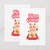 Blijf Doorgaan Bedankkaart (Voorkant / Achterkant)