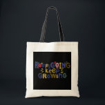 Blijf doorgaan, blijf Canvas tas kweken - Inspirer<br><div class="desc">"Blijf gemotiveerd en geïnspireerd met deze canvas tas met het opbeurende 'Keep Going, Keep Growing'-ontwerp. Deze canvas tas is gemaakt van hoogwaardige materialen en is ideaal voor dagelijks gebruik, of u nu naar het werk gaat, naar school gaat of gewoon boodschappen doet. De positieve boodschap zal zeker je dag en...</div>