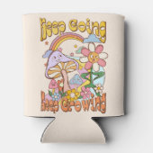 Blijf doorgaan, blijf groeien - Paddenstoel & Bloe Blikjeskoeler (Achterkant)