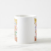 Blijf doorgaan, blijf groeien - Paddenstoel & Bloe Koffiemok (Center)