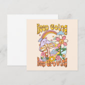 Blijf doorgaan, blijf groeien - Paddenstoelen & bl (Voorkant / Achterkant)