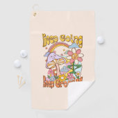 Blijf doorgaan, blijf groeien - Paddenstoelen & bl Golfhanddoek (Insitu)