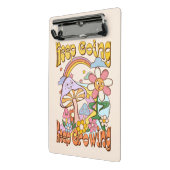 Blijf doorgaan, blijf groeien - Paddenstoelen & bl Mini Klembord (Angled2)