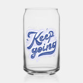 Blijf Doorgaan Blikvorm Glas (Achterkant)