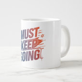 Blijf doorgaan: dagelijkse motivatie Mok (Voorkant rechts)