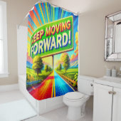 Blijf doorgaan douchegordijn (In situ)