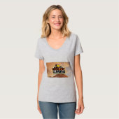 Blijf doorgaan en omarm de uitdaging van het leven t-shirt (Voorkant volledig)