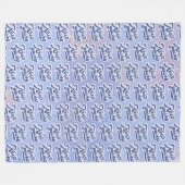 Blijf Doorgaan Fleece Deken (Voorkant (Horizontaal))
