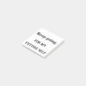 Blijf doorgaan – gepersonaliseerde Sticky Note-mot Post-it® Notes (Schuin)