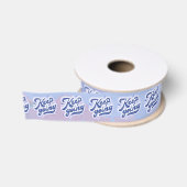 Blijf Doorgaan Grosgrain Lint (Spoel)