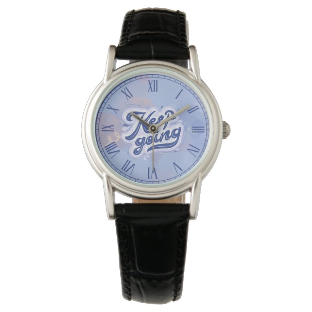Blijf Doorgaan Horloge (Voorkant)