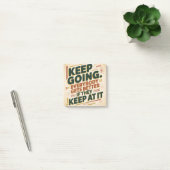 Blijf Doorgaan. Iedereen Wordt Beter Als Ze Doorga Post-it® Notes (Kantoor)