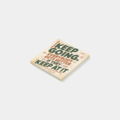 Blijf Doorgaan. Iedereen Wordt Beter Als Ze Doorga Post-it® Notes (Schuin)