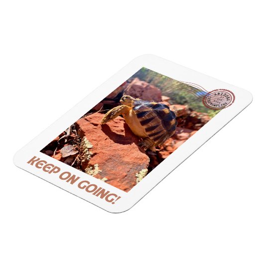 Blijf doorgaan Inspirerend coddiwompling schildpad Magneet (Linkerzijde)