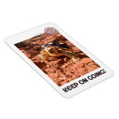 Blijf doorgaan Inspirerend coddiwompling Turtle Magneet (Rechterzijde)