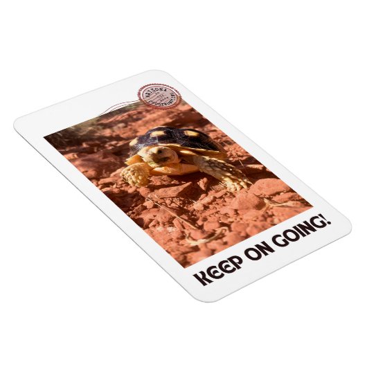 Blijf doorgaan Inspirerend coddiwompling Turtle Magneet (Rechterzijde)