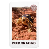 Blijf doorgaan Inspirerend coddiwompling Turtle Magneet (Verticaal)