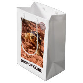 Blijf doorgaan Inspirerend coddiwompling Turtle Medium Cadeauzakje (Achterkant Gekanteld)