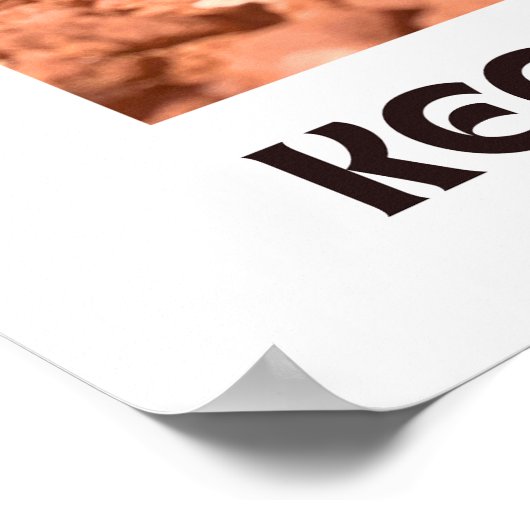 Blijf doorgaan Inspirerend coddiwompling Turtle Poster (Hoek)