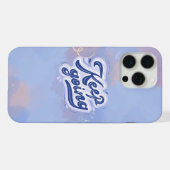 Blijf Doorgaan iPhone Hoesje (Achterkant horizontaal)