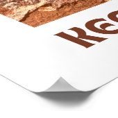 Blijf doorgaan met drukte Baby Sulcata wandelen in Poster (Hoek)