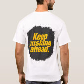Blijf doorgaan" Motivatie T-shirt (Achterkant)