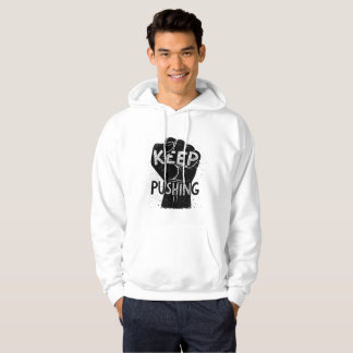 Blijf Doorgaan – Motiverend Typografieontwerp Hoodie