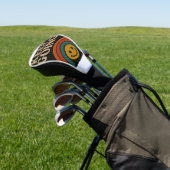 Blijf doorgaan: positiviteit in elke stap golfheadcover (Insitu)