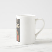 Blijf doorgaan: positiviteit in elke stap porselein kop (Rechts)