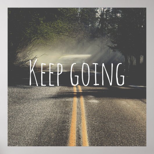 Blijf doorgaan poster (Voorkant)