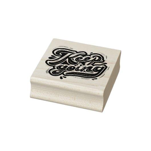 Blijf Doorgaan Rubberstempel (Stempel)