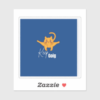 Blijf doorgaan sticker