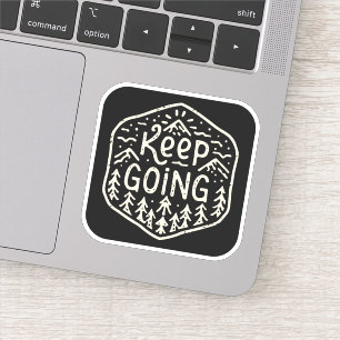 Blijf doorgaan sticker