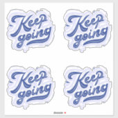 Blijf Doorgaan Sticker (Vel)