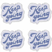 Blijf Doorgaan Sticker (Voorkant)