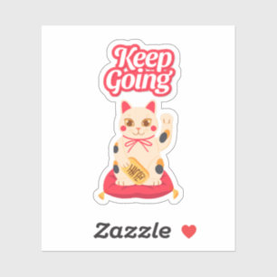 Blijf Doorgaan Sticker