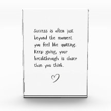 Blijf Doorgaan Succes Motivatie Inspirerend Citaat