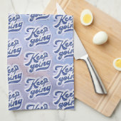 Blijf Doorgaan Theedoek (Quarter Fold)
