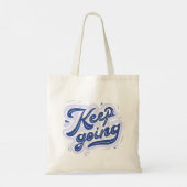 Blijf Doorgaan Tote Bag (Achterkant)