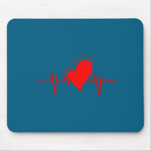 Blijf Doortikken! Ekg Hartslag Koe Klephart Hart P Muismat