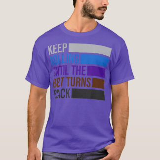 Blijf draaien tot de gordel zwart Braziliaans word T-shirt