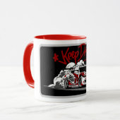 BLIJF DRIJVEN EN SCHRAP HET! MOK (Voorkant links)